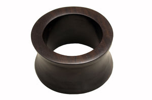 Black Ebony Wood Bangle Cuff Bracelet